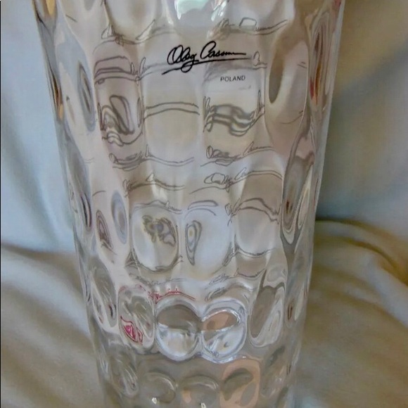 Oleg Cassini bubble glass vase - Picture 5 of 5
